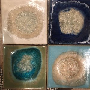 Set of 4 Anthropologie coasters